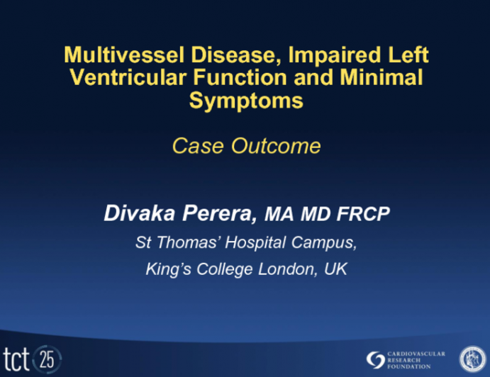 Case Presentation Conclusion: Procedural and Patient Outcomes