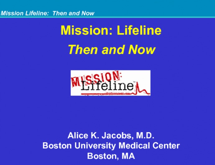 Mission: Lifeline - Then and Now