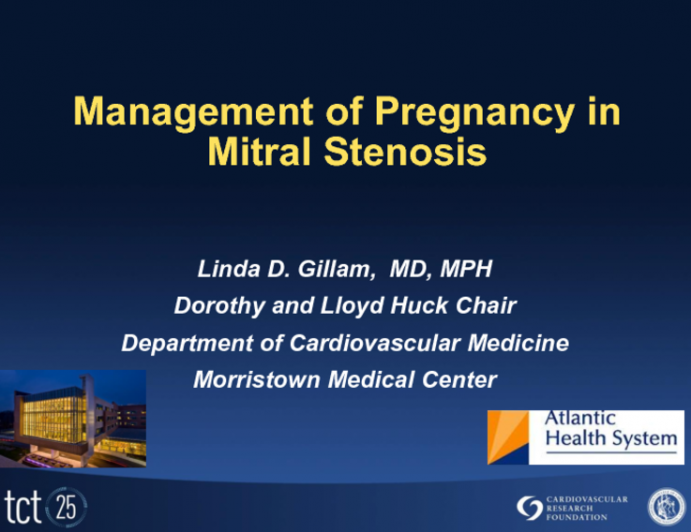 Management of Pregnancy in Mitral Stenosis