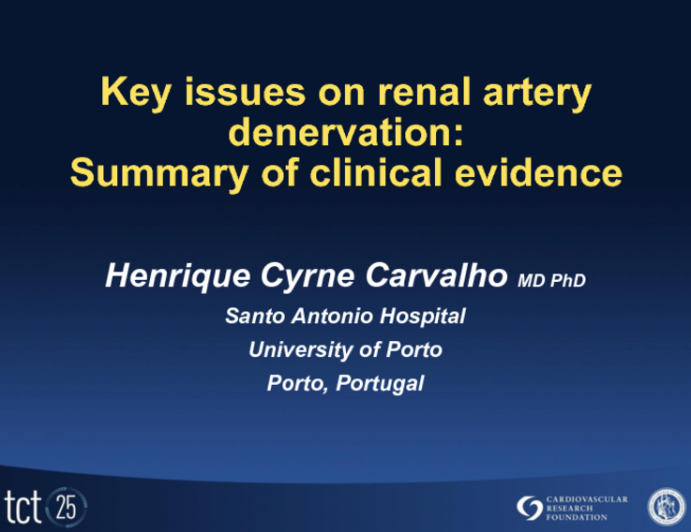 Flash Lecture #2: Renal Denervation: Summary of Clinical Evidence