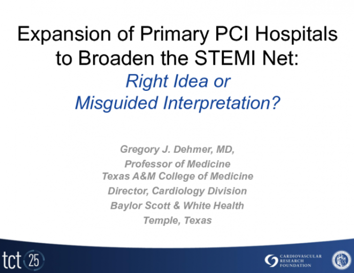 Expansion of Primary PCI Hospitals to Broaden the STEMI Net: Right Idea, Misguided Implementation?