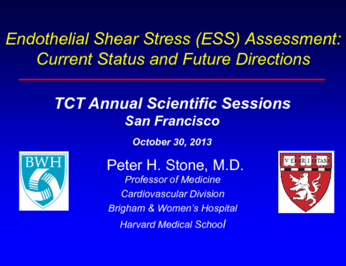 Endothelial Shear Stress Assessment: Current Status and Future Directions