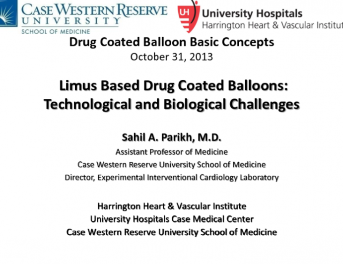 Limus-Based Drug-Coated Balloon Platforms: Technological and Biological Challenges