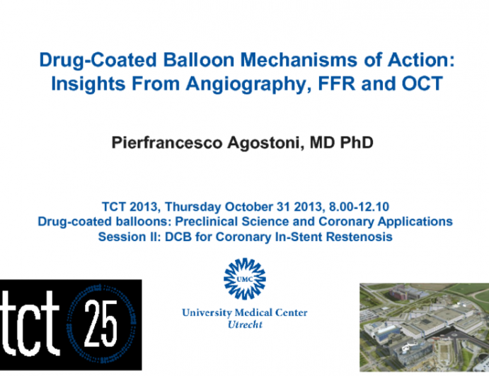 Drug-Coated Balloon Mechanisms of Action: Insights From Angiography, FFR and OCT