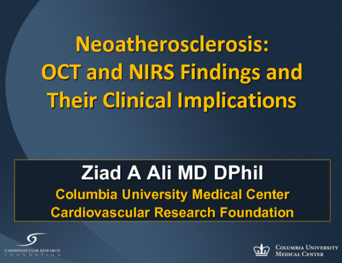 Neoatherosclerosis: OCT and NIRS Findings and Their Clinical Implications