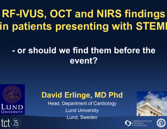 RF-IVUS, OCT, and NIRS Findings in Patients Presenting With STEMI