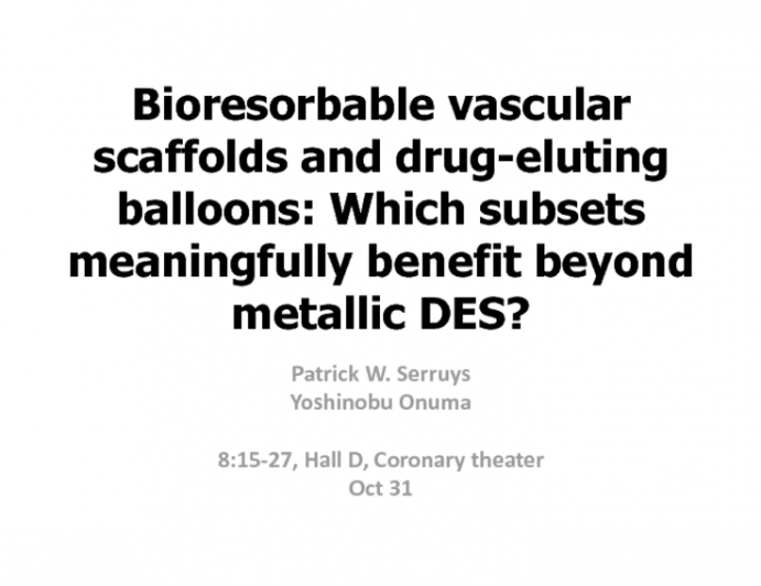 Bioresorbable Vascular Scaffolds and Drug-Eluting Balloons: Which Subsets Meaningfully Benefit Beyond Metallic DES?