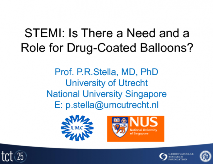 Acute Coronary Syndromes Including STEMI: Is There a Need and a Role for Drug-Coated Balloons?