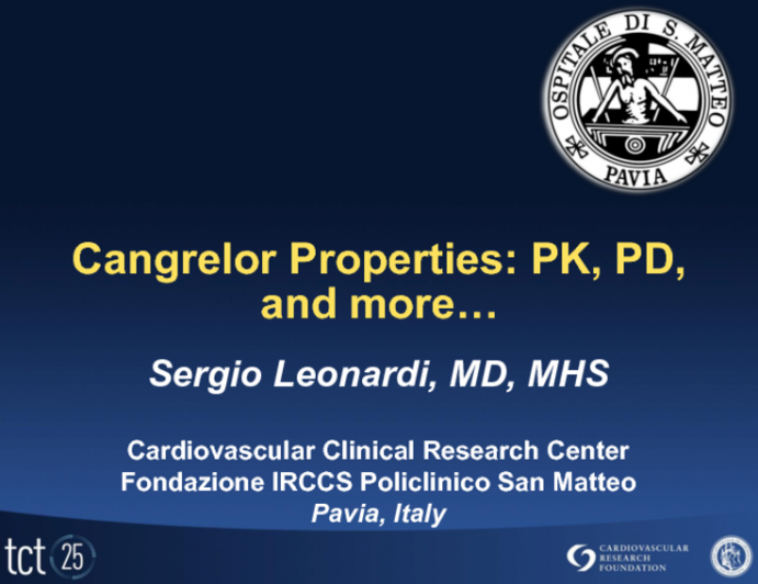 Cangrelor Properties: PK, PD and More