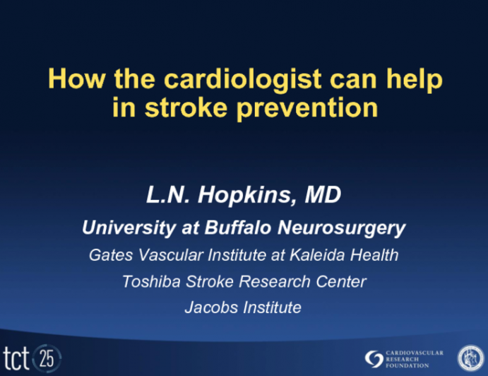 How the Cardiologist Can Help in Stroke Prevention