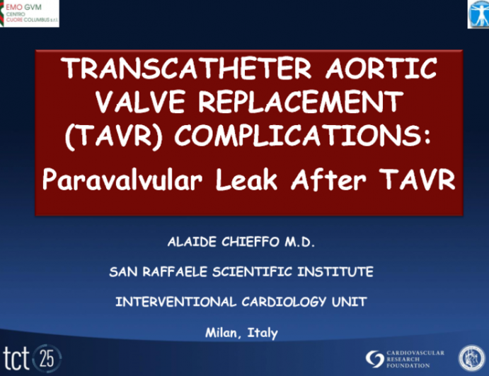 Case 1: Paravalvular Leak After TAVR