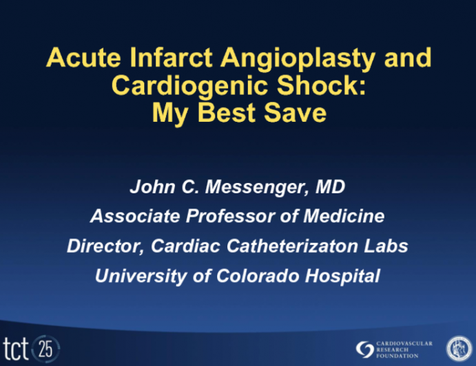 Case 6: Acute Myocardial Infarction: My Best Save