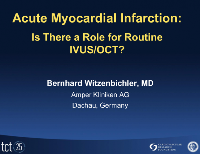 Case 3: Acute Myocardial Infarction: Is There a Role for Routine IVUS/OCT?