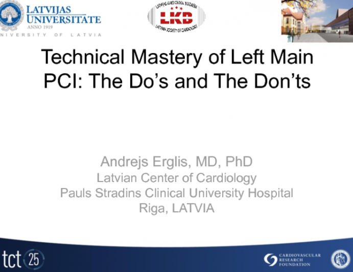 Technical Mastery of Left Main PCI: The Do's and The Don'ts