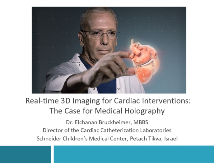 Real-time 3D Imaging for Cardiac Interventions - The Case for Medical Holography