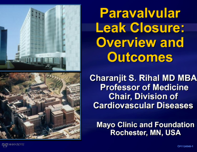 Overview of Paravalvular Leak Closure and Outcomes