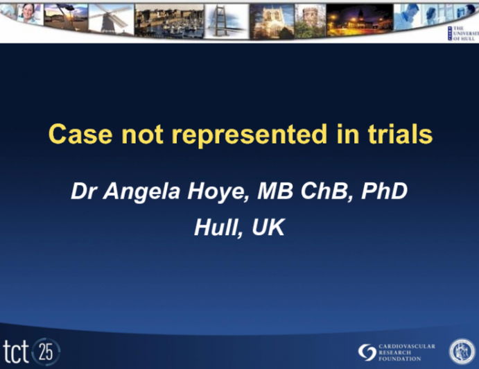 Case Presentation: PCI in a Patient not Represented in Clinical Trials