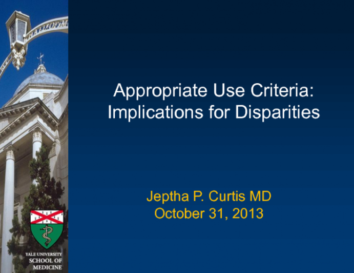 Impact of Appropriate Use Criteria on Over- and Under-Utilization of Invasive Procedures in Women, the Elderly and Minorities