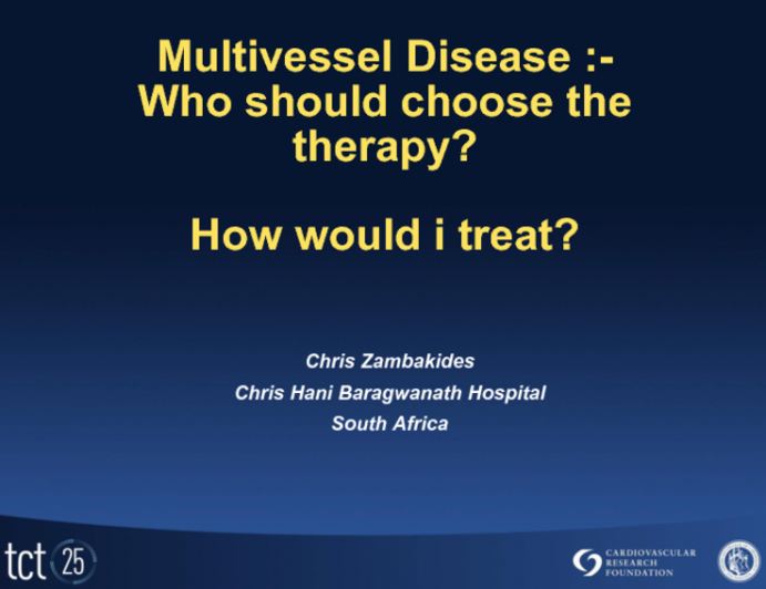 Case #1 - Multivessel Disease: Who Should Choose the Therapy?