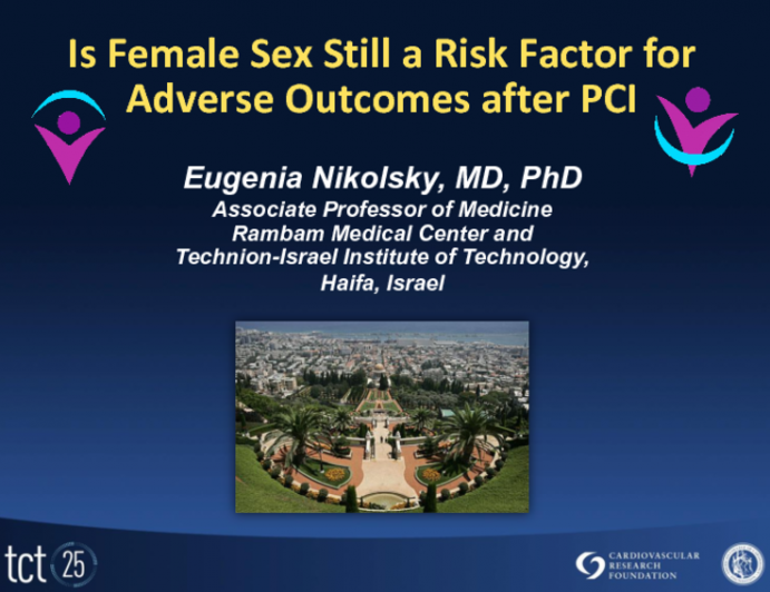 Is Female Sex Still a Risk Factor for Adverse Outcomes after PCI?