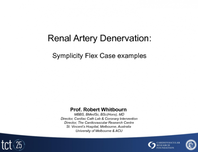 Renal Denervation with the Medtronic Symplicity Devices: One Simple and One Not-So-Simple Case