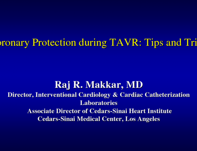 Case Vignettes: Tips and Tricks for Coronary Wire Protection for TAVR