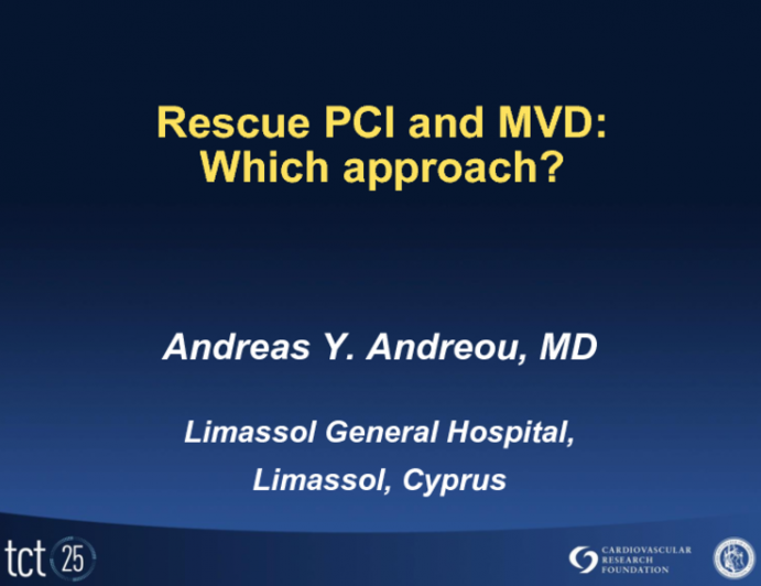 Case #4 - Rescue PCI and MVD: which approach?