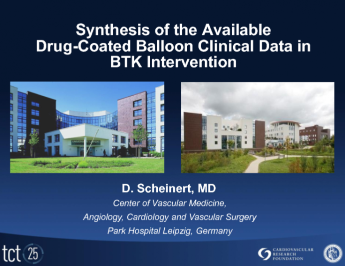 Synthesis of the Available Drug-Coated Balloon Clinical Data in BTK Intervention