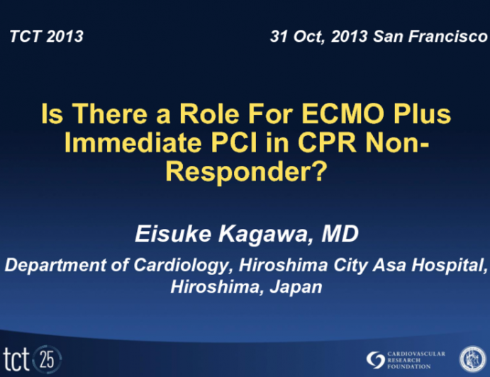 Is There a Role For ECMO Plus Immediate PCI in CPR Nonresponders?