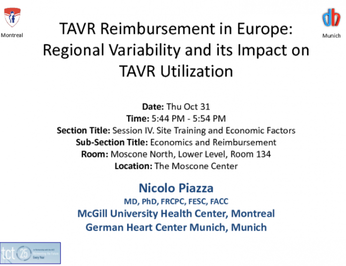 TAVR Reimbursement in Europe: Regional Variability and Its Impact on TAVR Utilization