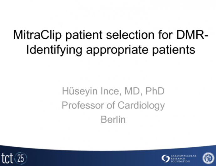 MitraClip Patient Selection for DMR II. Identifying Appropriate Patients