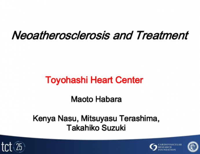 Case VI: Neoatherosclerosis and Treatment