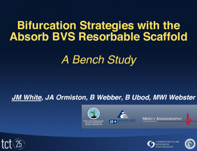 Bifurcation Strategies with the Absorb BVS Everolimus-Eluting Resorbable Scaffold: A Bench Study