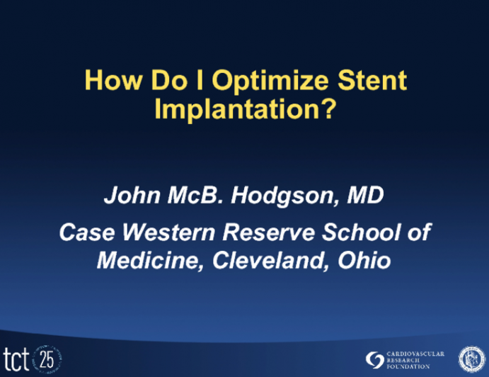 How Do I Optimize Stent Implantation?