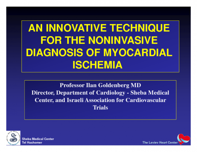 An Innovative Technique for the Noninvasive Diagnosis of Myocardial Ischemia