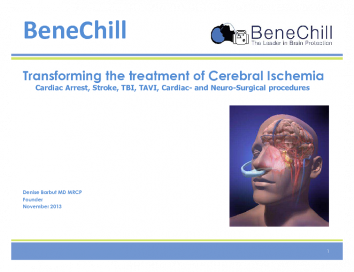 Transforming the Treatment of Cerebral Ischemia Cardiac Arrest, Stroke, TBI, TAVI, Cardiac- and Neuro-Surgical Procedures