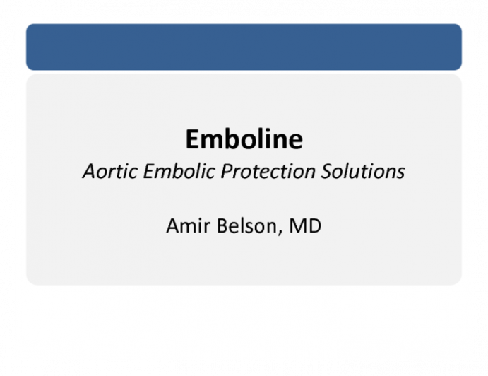 Emboline - Aortic Embolic Protection Solutions