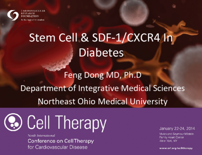 Stem Cell & SDF-1/CXCR4 In Diabetes
