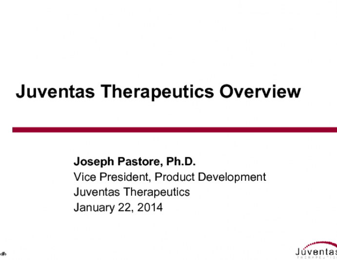 Juventas Therapeutics Overview