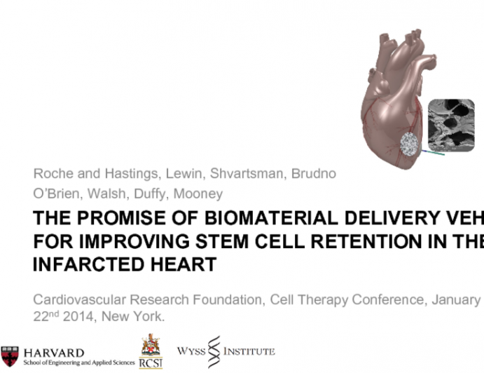 The promise of biomaterial delivery vehicles for improving stem cell retention in the infarcted heart