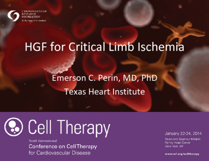 HGF for Critical Limb Ischemia