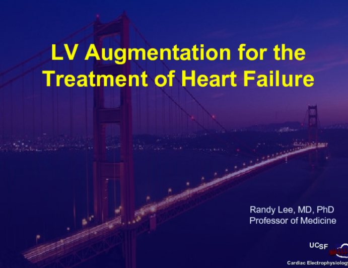 LV Augmentation for the Treatment of Heart Failure