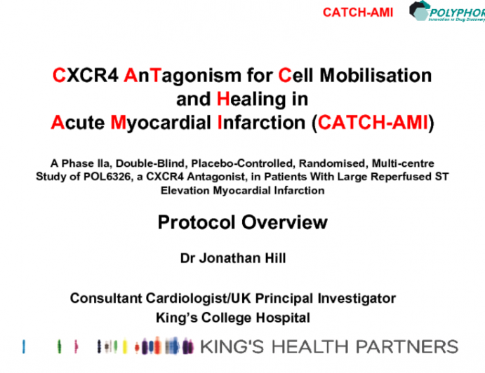 CXCR4 AnTagonism for Cell Mobilisation and Healing in Acute Myocardial Infarction (CATCH-AMI)