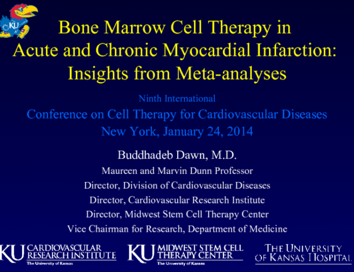 Bone Marrow Cell Therapy in Acute and Chronic Myocardial Infarction: Insights from Meta-analyses