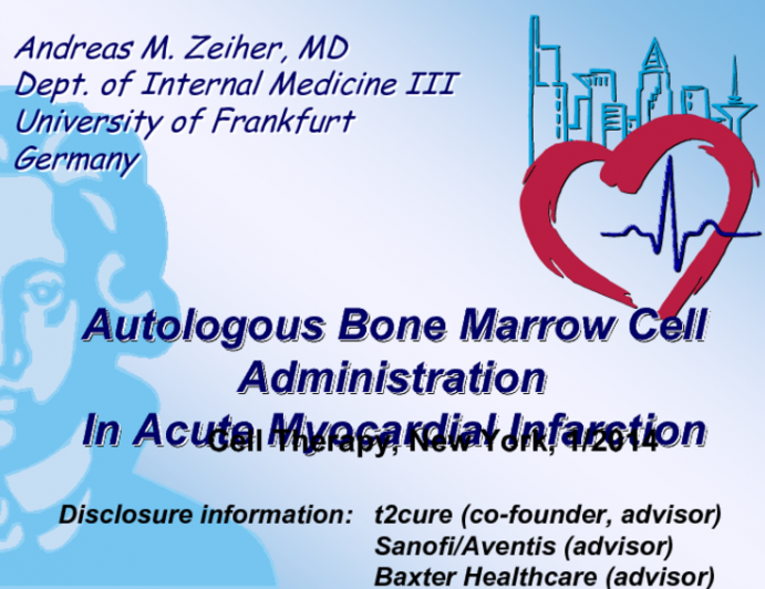Autologous Bone Marrow Cell Administration In Acute Myocardial Infarction