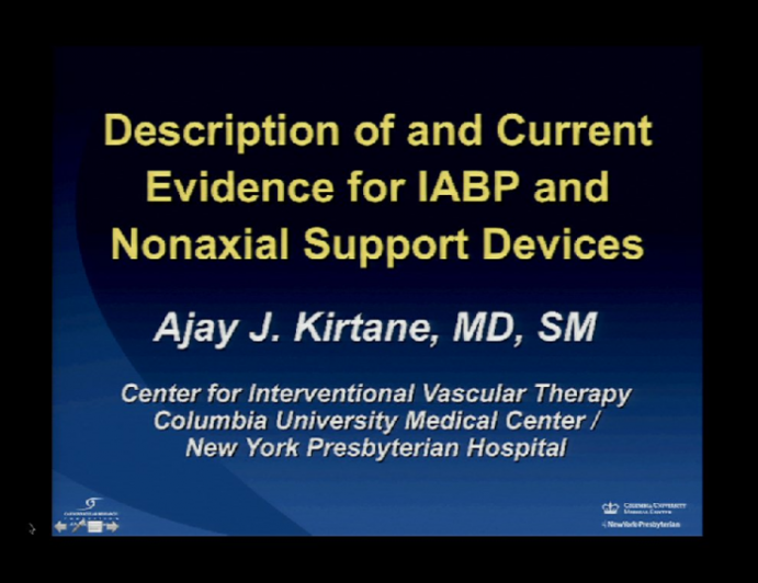 Description of and Current Evidence for IABP and Nonaxial Support Devices