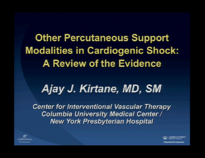 Other Percutaneous Support Modalities in Cardiogenic Shock: A Review of the Evidence