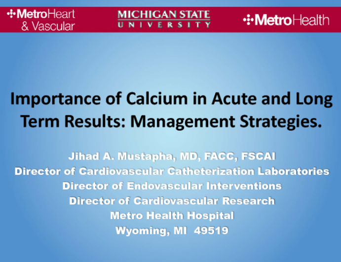 How Important Is Calcium in Acute and Long Term Results and How to Manage It?