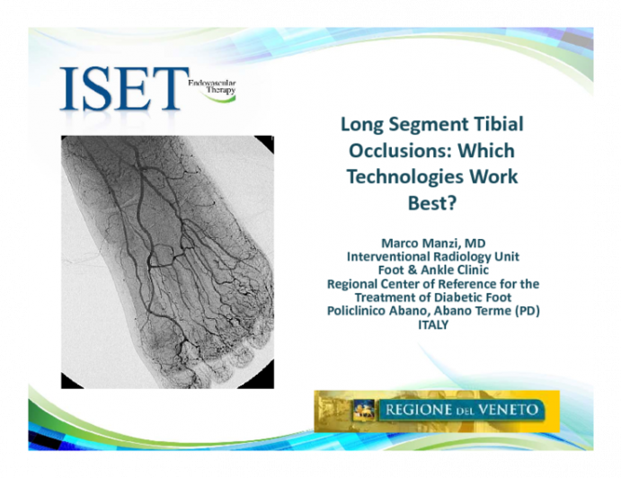 Long Segment Tibial Occlusions: Which Technologies Work Best?