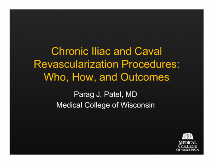 Chronic Iliac and Caval Revascularization Procedures: Who, How and Outcomes